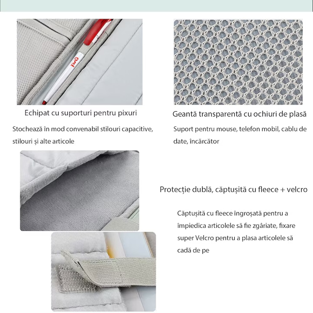 Husa pentru tableta, Omelivon®, Compatibil cu Apple iPad, Surface go/3 10.5, Mate Pad, pentru tableta 10.8-11″, Verde