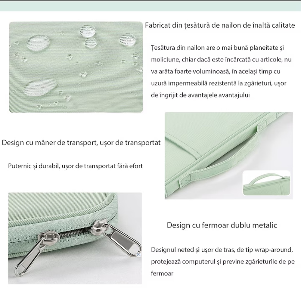 Husa pentru tableta, Omelivon®, Compatibil cu Apple iPad, Surface go/3 10.5, Mate Pad, pentru tableta 10.8-11″, Verde