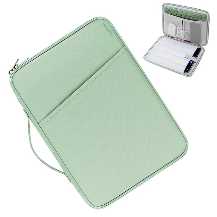 Husa pentru tableta, Omelivon®, Compatibil cu Apple iPad, Surface go/3 10.5, Mate Pad, pentru tableta 10.8-11″, Verde