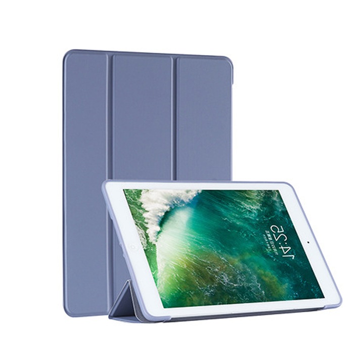 Táblagép védőborító, ceruzatartóval, Apple iPad Air 4/5-tel kompatibilis, lila