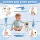 Сензорна играчка за бебета Монтесори, Sundiguer, Силикон, Многоцветен
