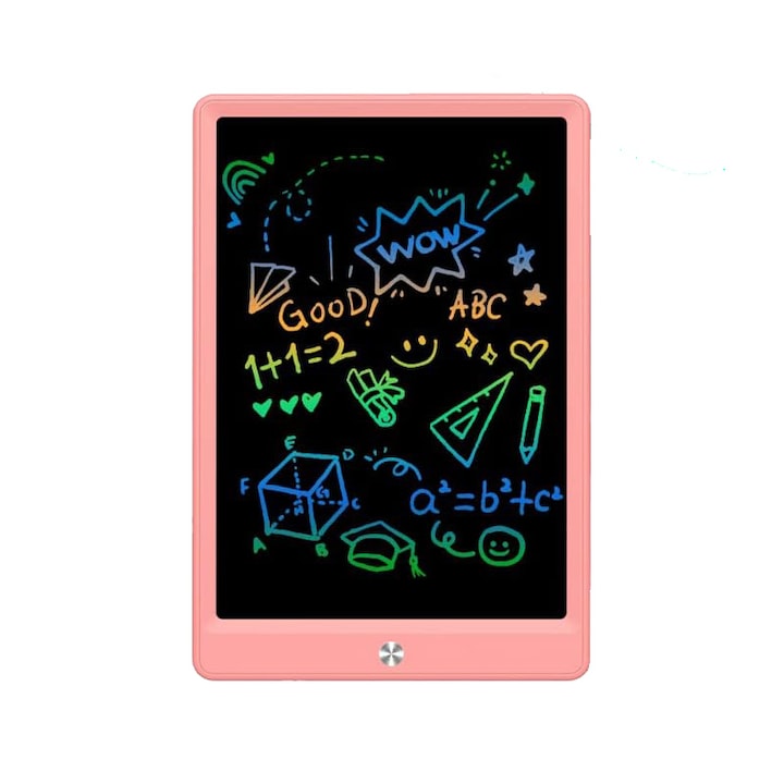 Двоен таблет за писане и рисуване за деца, sundiguer, LCD, Розов