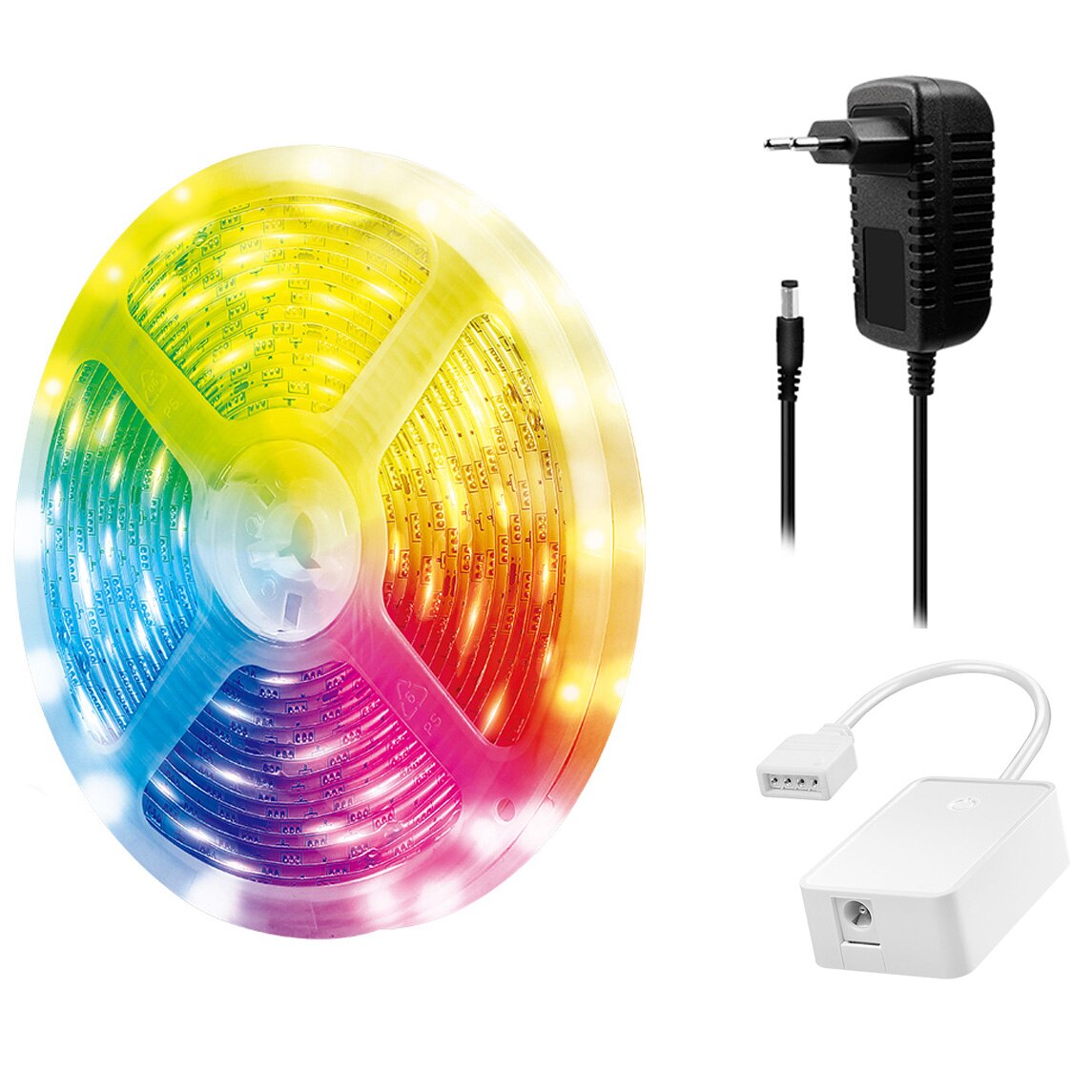Banda LED, 230V, RGB, 2 m, 400lm/m, 9W, IP65 - eMAG.ro
