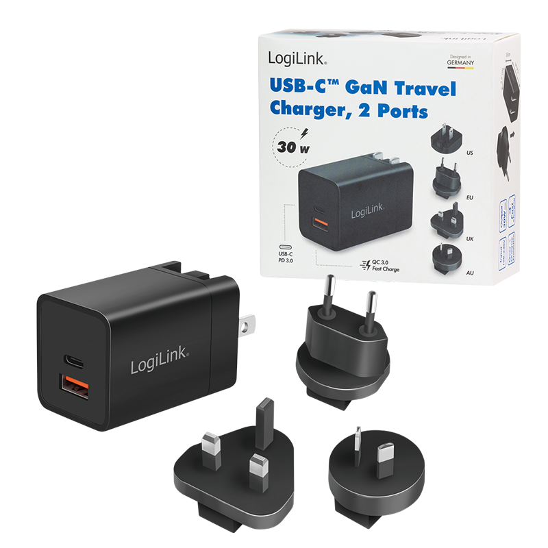 LogiLink USB Steckdosenadapter – Mit Festem Micro-USB-Kabel & USB-Anschluss – 10W, Überspannungsschutz, Weiß