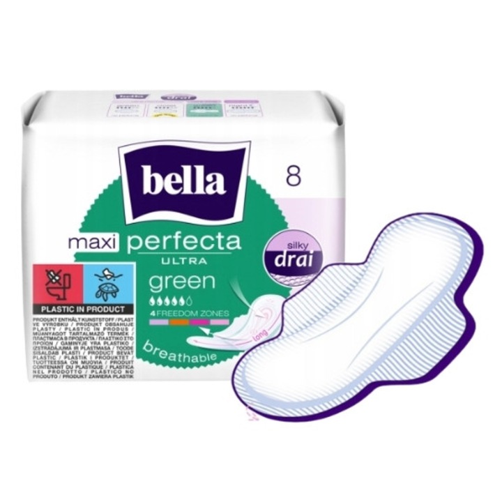 Set 8 tampoane igienice, Bella, Perfecta Ultra Blue