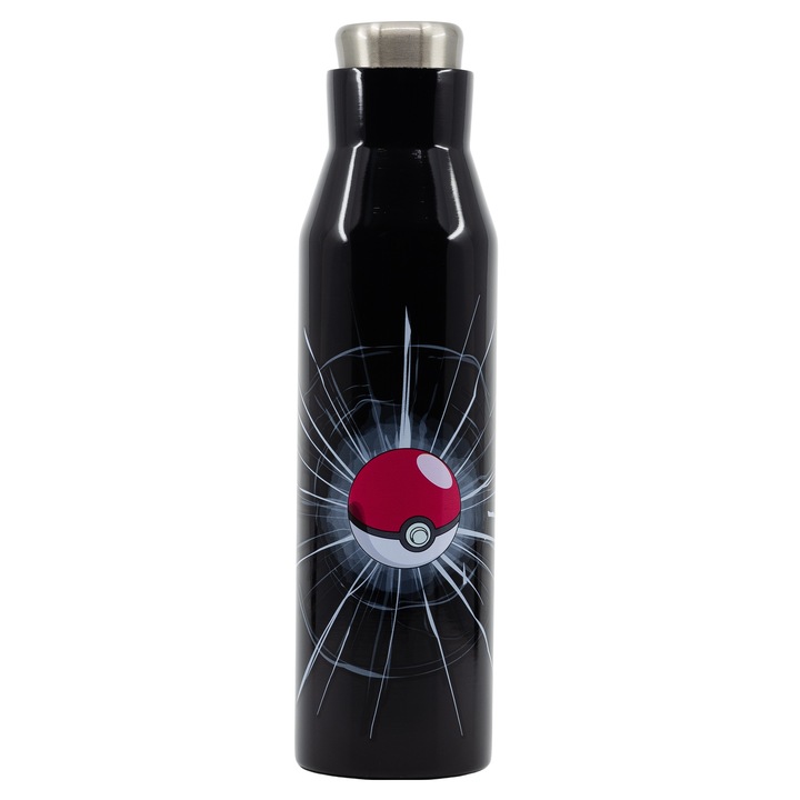 Termosz Pokemon, Vak, Rozsdamentes acél, 580 ml, Többszínű