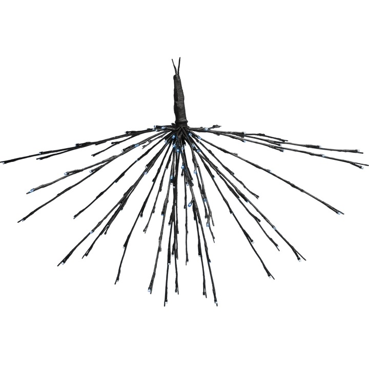 Decoratiune Craciun, 160 LED-uri, 45 cm, lumina rece, exterior