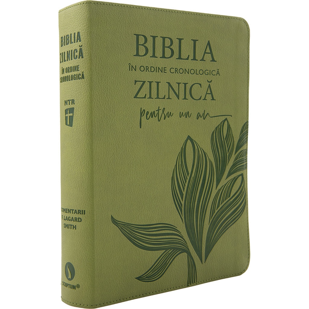 Biblia Zilnica Cronologica - Verde, traducerea NTR, editura