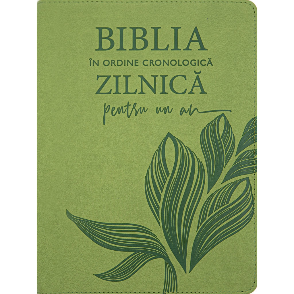 Biblia Zilnica Cronologica - Verde, traducerea NTR, editura