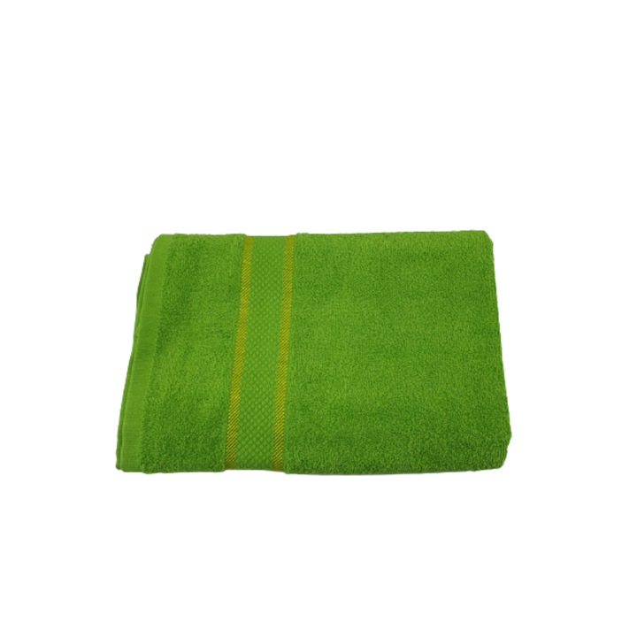 Кърпа за лице, 50х90 см, 100% памук, 400 GSM, зелена