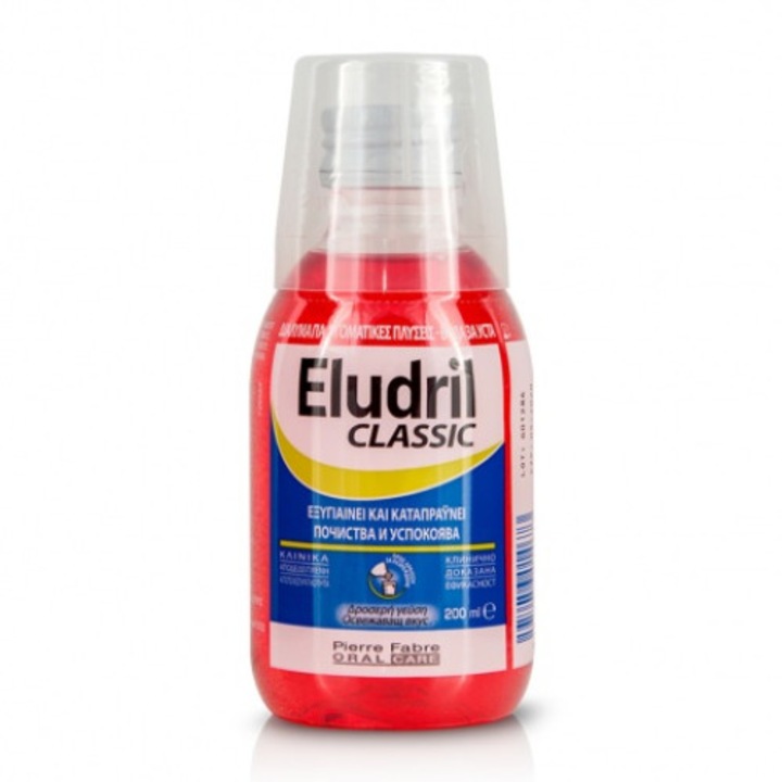 Вода за уста Elgydium, Eludril Classic, 200 мл