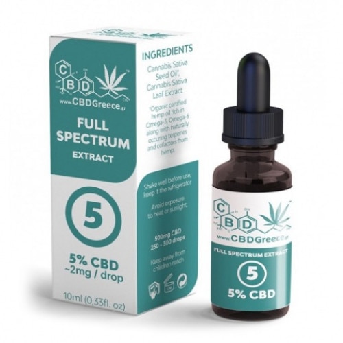 Full spectrum CBD Oil 5000mg, ultra premium, antistres, 30 ml, 100