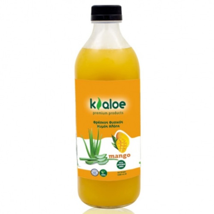 Sirop natural cu vitamine, Kaloe, Mango/Aloe Gel, 1000ml