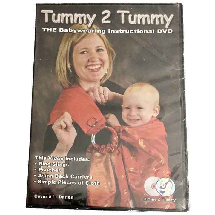 DVD videós útmutatóval Tummy 2 Tummy The Baby Wearing 7001014 10-184, Baba viselésére