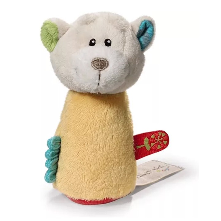 Baba csörgő, NICI My First Nici 80028-14-12 10-184, Medve, 11 cm, 3M+