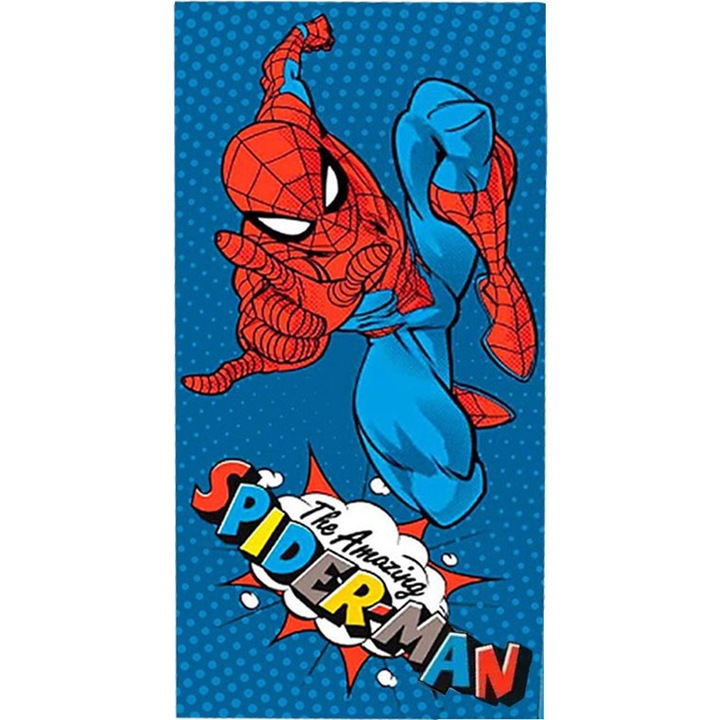 Ręcznik plażowy 70x140 cm 100% bawełna Spiderman SPM-D37A Kids Euroswan