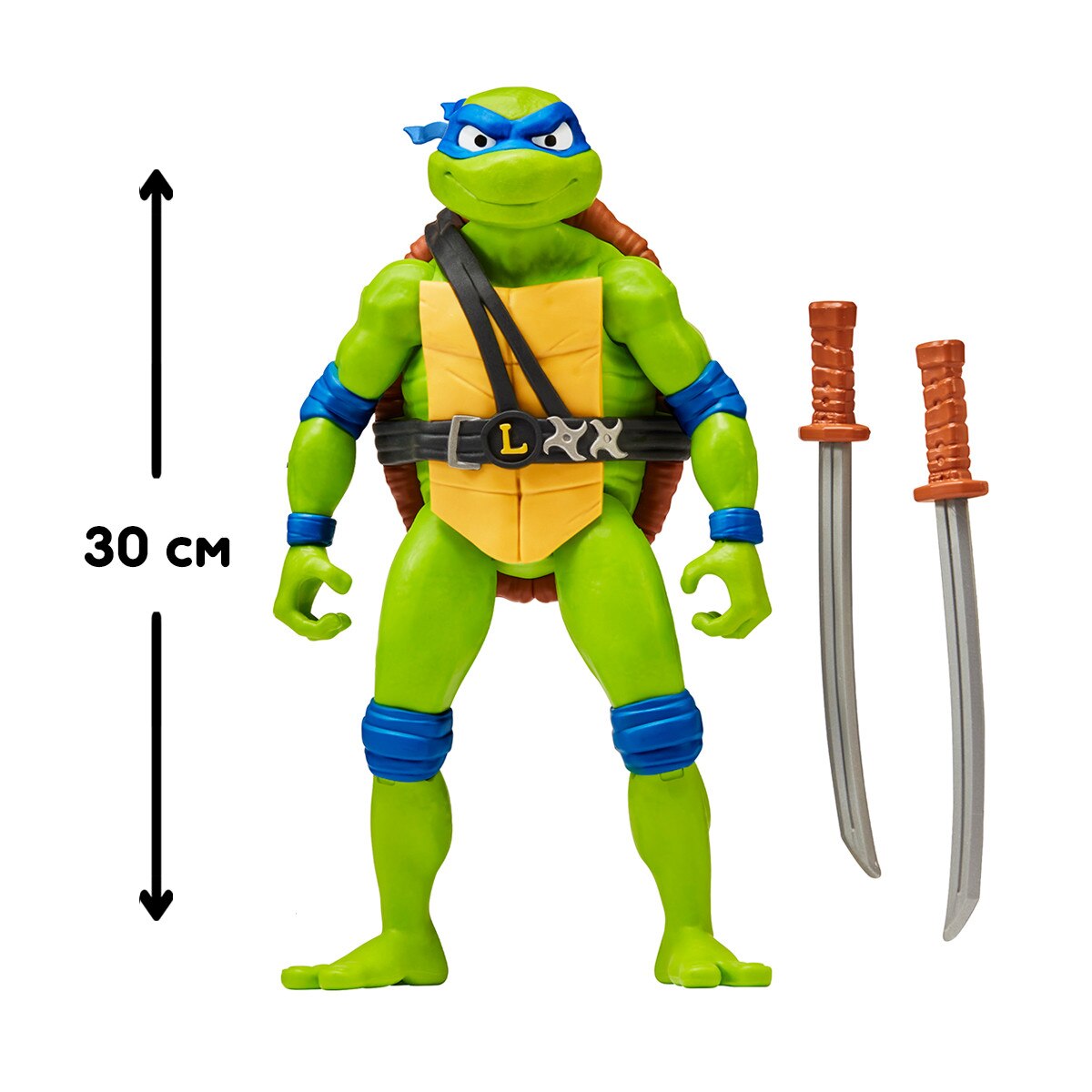 Figurina cu articulatii Giant Leonardo 30 cm TMNT seria Movie III