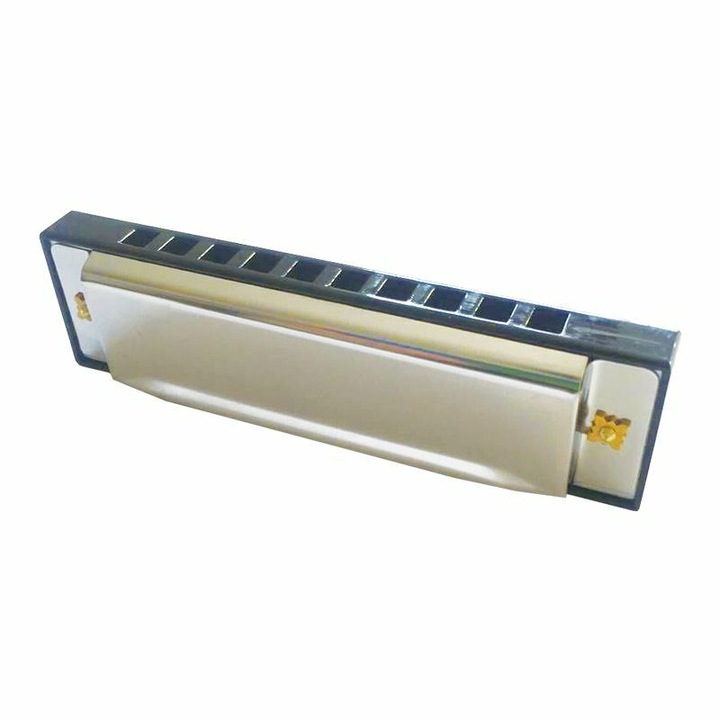 Muzicuta cu 10 gauri, design clasic, 10 x 2,8 x 1,8 cm