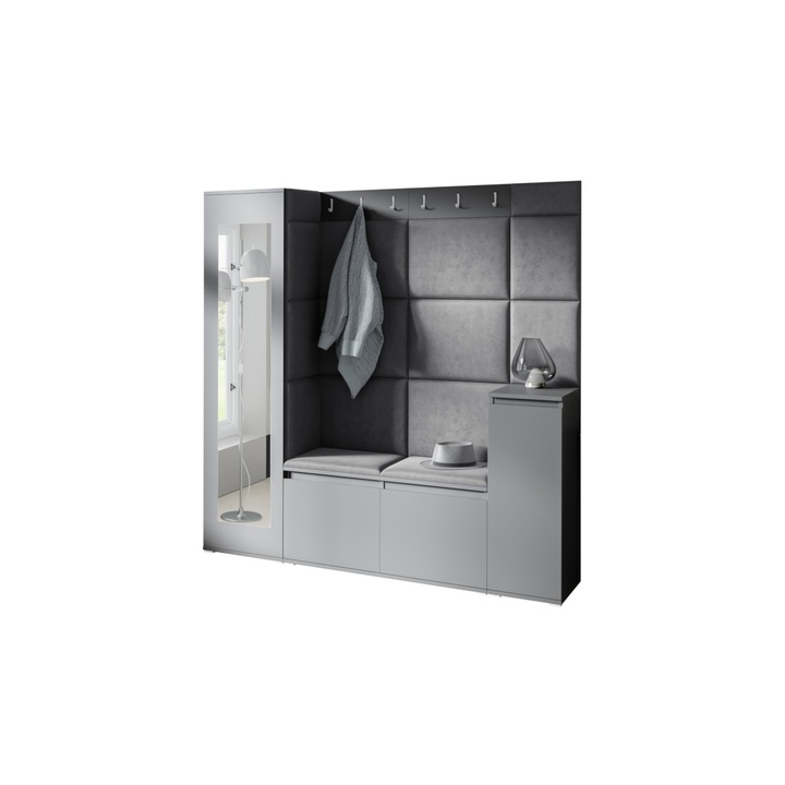 Eugenio 28 előszoba összeállítás, grafit/trinity 16