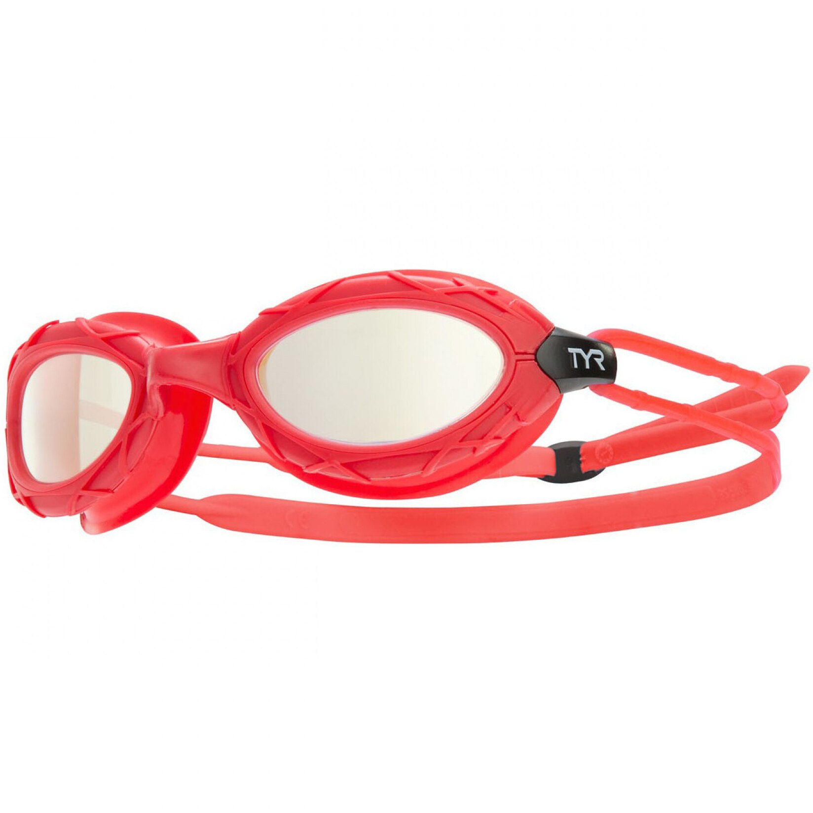 Ochelari inot Tyr Nest Pro Metalized Unisex, Red/Gold