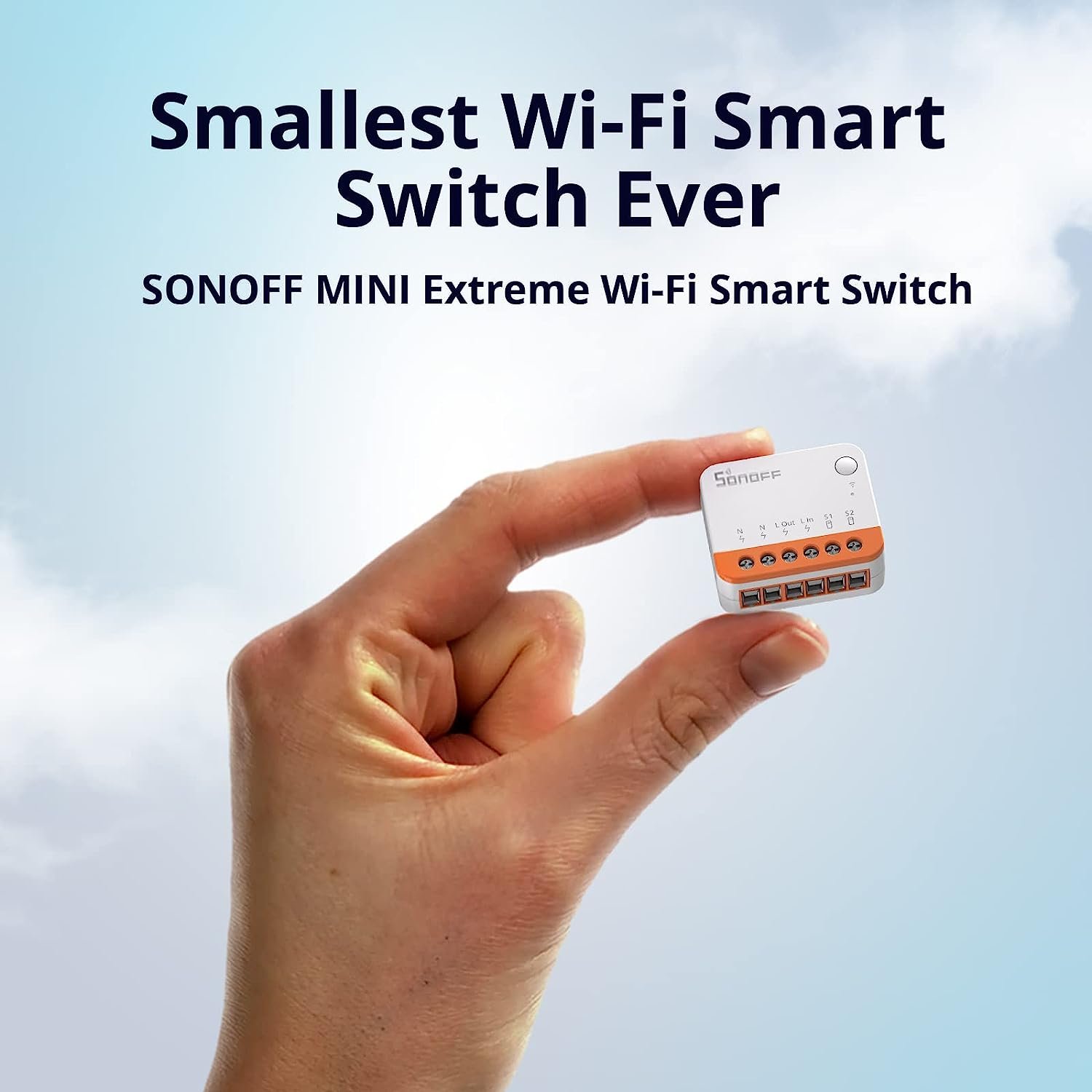 Смарт реле Sonoff MINIR4, Wi-Fi, 2400W - eMAG.bg