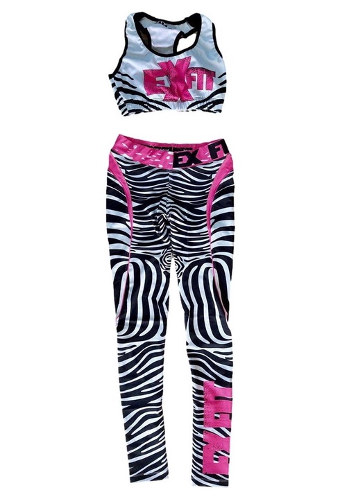Trening sportiv dama Excesswear Zebra, Multiclor, XS EU