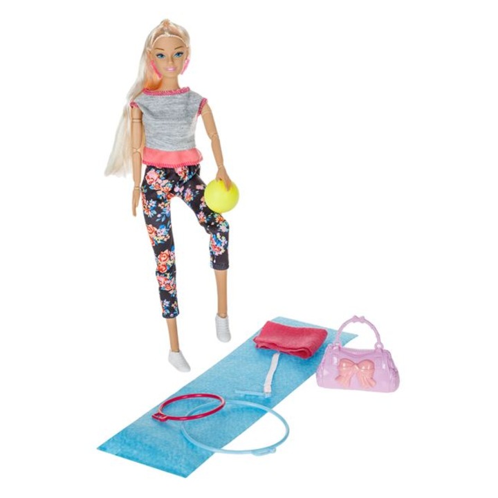 Manöken baba, Betty tornász, 4 kiegészítővel, 30cm