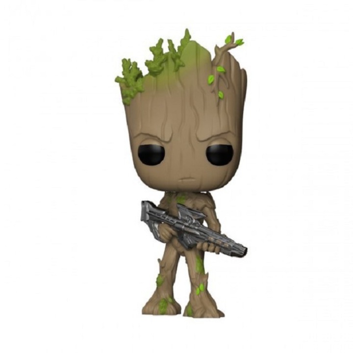 Figurina Funko Pop! Groot cu blaster seria Avengers 9,6cm