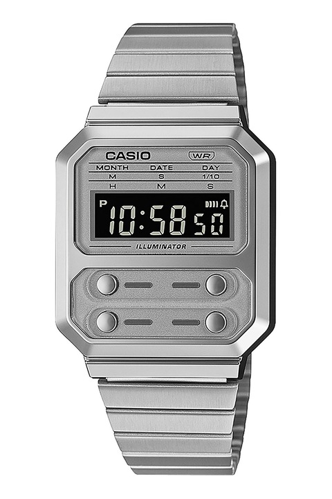 Casio, Унисекс електронен часовник, Сребрист