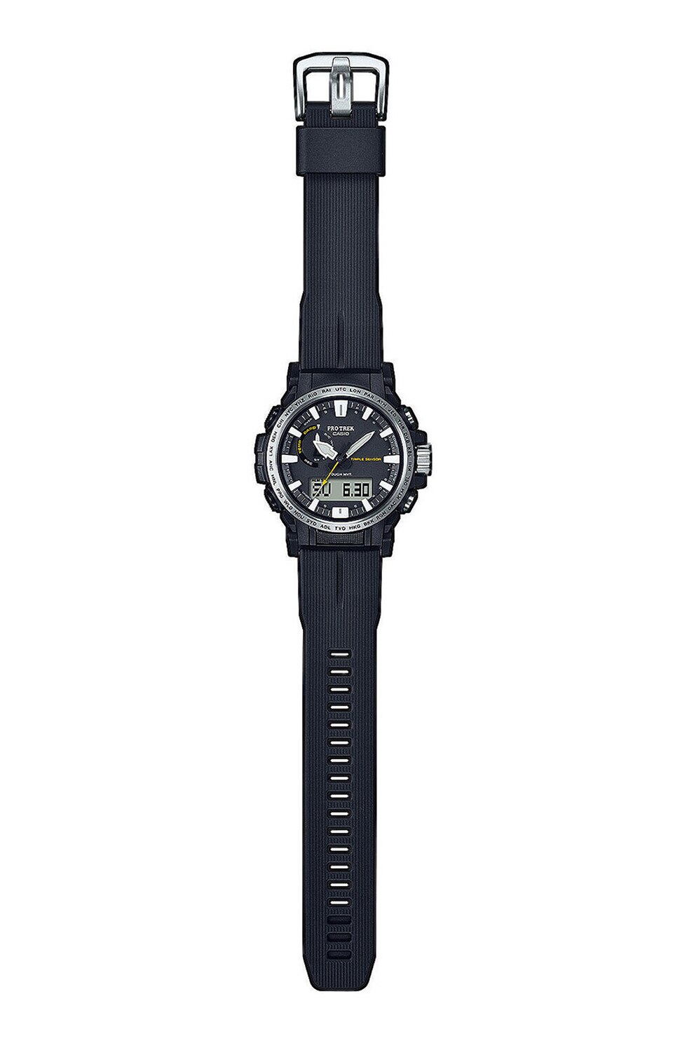Casio, Часовник със смесен дисплей, Черен - eMAG.bg