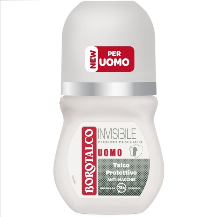 Roll-on dezodor Borotalco Uomo Invisible 72 h 50 ml