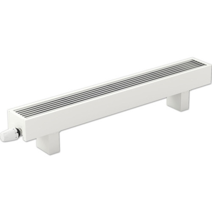 Convector Pe Pardoseala H 250 X L 800 X A 230 Mm Alb Include Suport Fixare Pe Podea