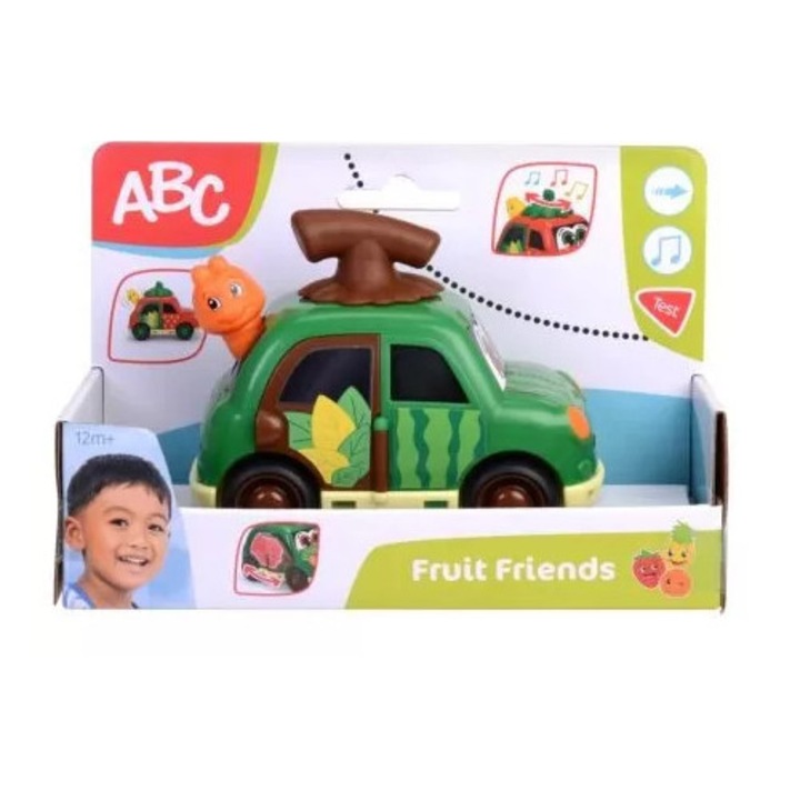 Abc fruit friends masinuta pepene 12cm