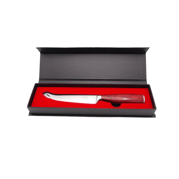 Cutit profesional pentru legume, din otel german, Mikov, Ruby 407-ND-11/Vegetable, lama de 11 cm, in cutie cadou