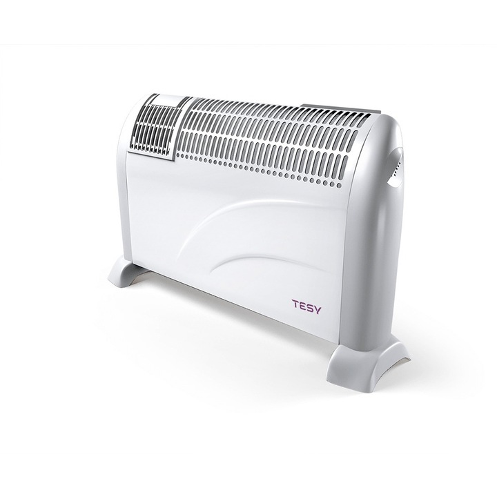 Convector electric Tesy CN 203 ZF, 2000 W, 3 trepte de putere, aeroterma incorporata