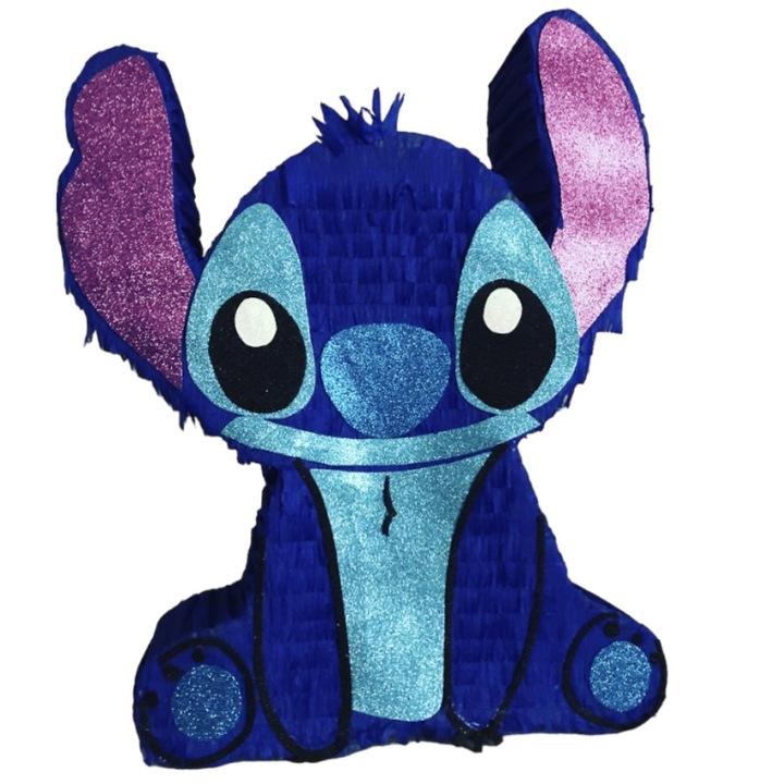 Pinata petreceri Stitch cu bata si confetti
