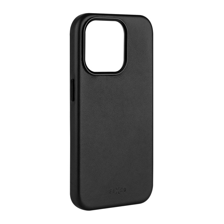 Husa FIXED MagLeather pentru Apple iPhone 15 Pro Max, negru