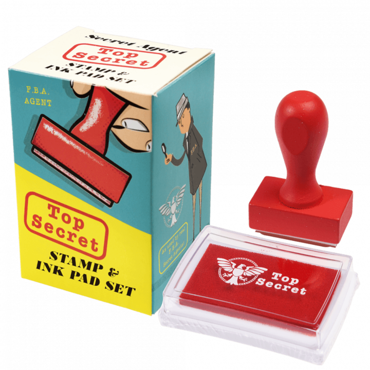 Set de stampila cu tusiera, Top secret, Rex London