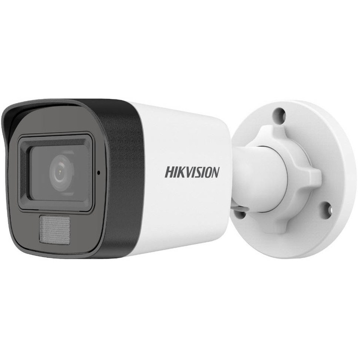Camera de supraveghere Hikvision Mini Bullet DS-2CE16K0T-LPFS(2.8mm) 5MP Smart Hybrid Light Audio Senzor: 3K CMOS Rezolutie 5MP