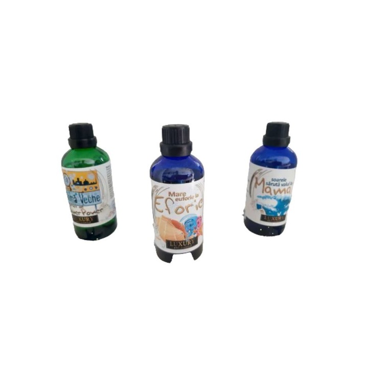 Pachet 3 sticlute arome parfum 100ml Editie Estivala