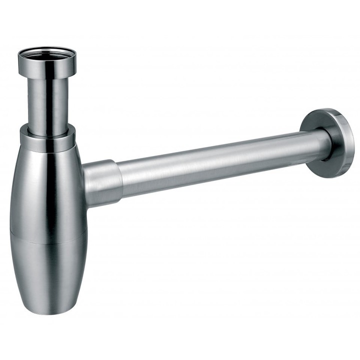 Sifon lavoar din alama 5/4" Oval, crom, Ferro