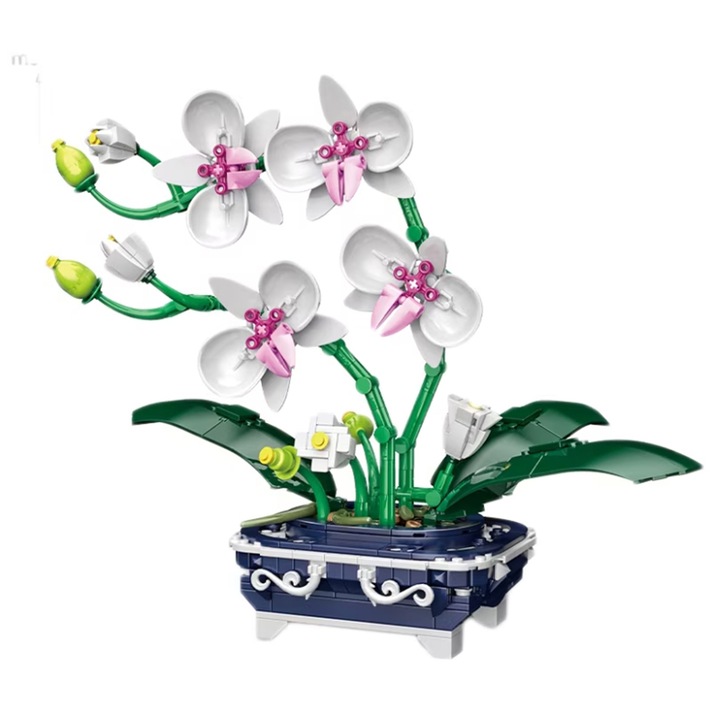 Конструктор, Цветя, ABS, 574 части, Многоцветен