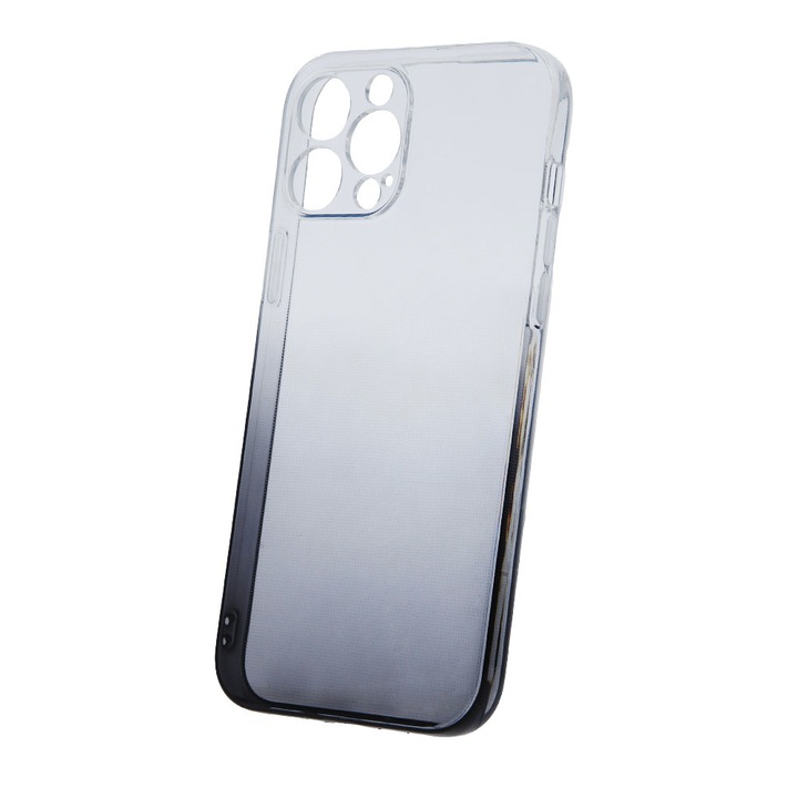 Силиконов кейс 2 мм за Apple iPhone 15 Plus, Crystal Clear, Slim Fit, Ultra Protection Technology, Gradient Grey