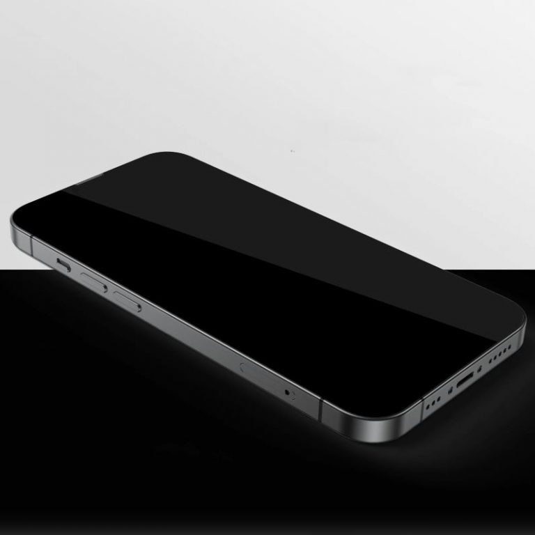 Folie Privacy, Apple iPhone 15 Pro, Protectie Profesionala, Sticla Securizata 99H - Negru