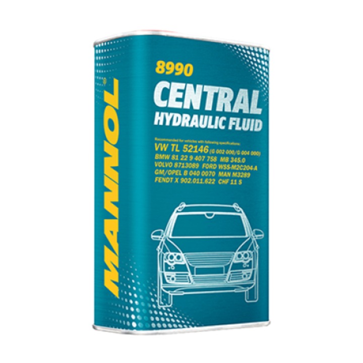 Ulei hidraulic MANNOL Central Hydraulic Fluid CHF, volum 1 litru, sintetic