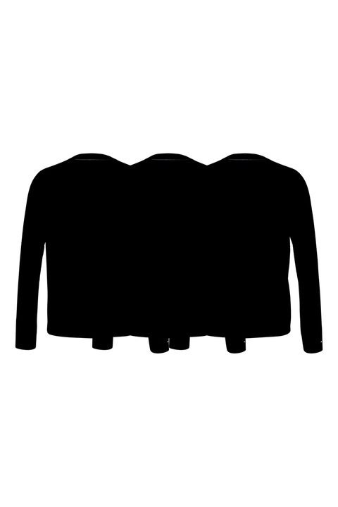 Tommy Hilfiger, Домашна блуза по тялото - 3 броя, Черен