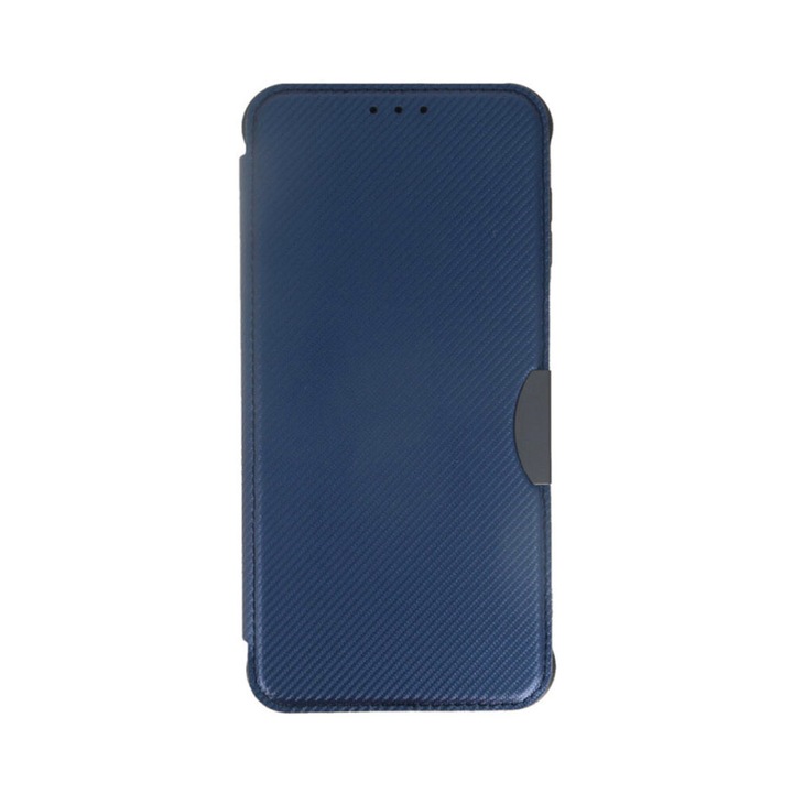 Калъф, съвместим със Samsung Galaxy A53 5G, Stripes Book, Подсилени противоударни ъгли, Вътрешен джоб за карта, Магнитно затваряне, Син