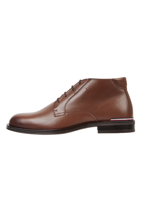 Tommy Hilfiger, Кожени обувки Derby, Карамел, 45