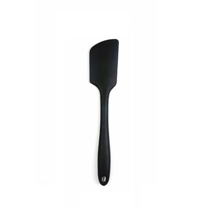 Spatula din silicon, Sugar Love, 27 cm, Negru
