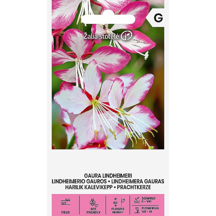 Seminte, Floarea Albinei, Žalia Stotelė, plic, 0.5 grame